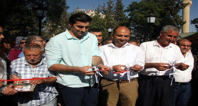 Suriyeli çocuklar için yapılan park törenle hizmete açıldı