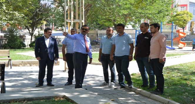 Belediye, Medrese Mahallesinde ki parkı 30 Ağustos ilkokuluna tahsis etti