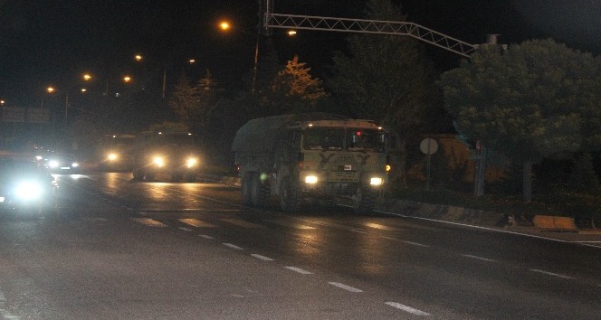 Suriye sınırına askeri sevkıyat devam ediyor