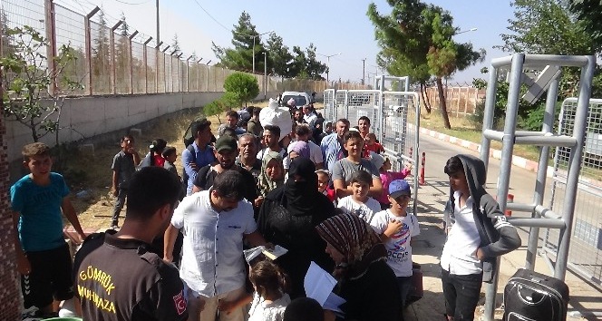 Bayram için ülkesine giden 3 bin Suriyeli döndü