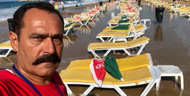 Sabah saatlerinde plaja geldi! Gözlerine inanamadı