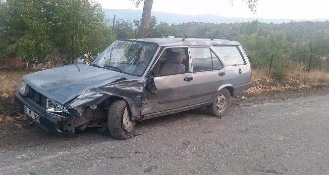 Kastamonu’da iki otomobil çarpıştı: 1 Yaralı