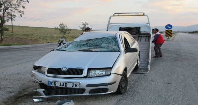 Sandıklı’da trafik kazası: 1 yaralı
