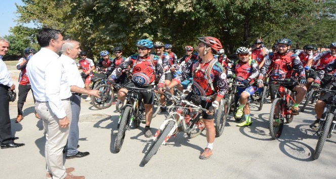 Edirne’deki bisiklet festivaline ilgi yoğun