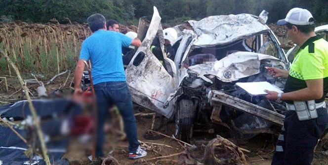 Tekirdağ'da feci kaza! Ölüler ve yaralılar var