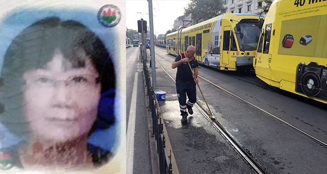 Kırmızı ışıkta geçen Japon turist, tramvayın altında kaldı