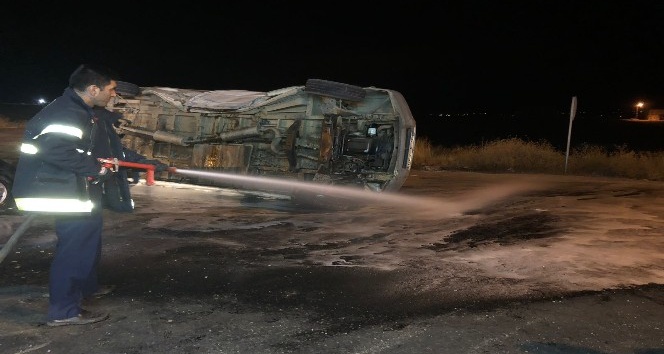Kahramanmaraş’ta minibüs ile otomobil çarpıştı: 5 yaralı