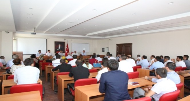 Başkan Bedirhanoğlu okul müdürleri ile bir araya geldi