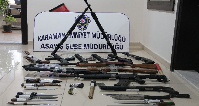 Karaman’da asayiş uygulaması: 7 tutuklama