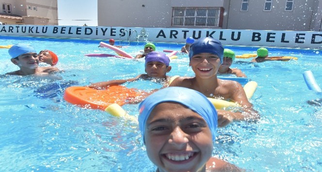Mardin’de havuz etkinlikleri sona erdi