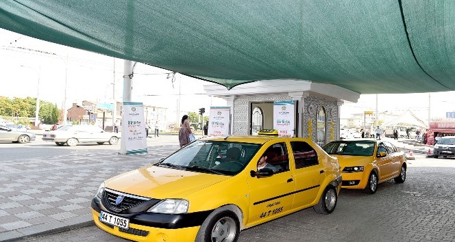Malatya’da modern taksi durakları yapılıyor