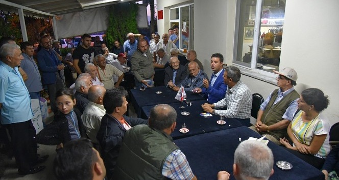 Başkan Sarıkurt Şahpaz ve Türkgücü Mahallesi sakinleri ile bir araya geldi