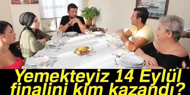 Yemekteyiz 14 Eylül'de kim birinci oldu? 10 bin TL'yi kim aldı?