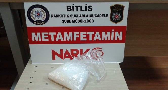 Bitlis’te yarım kilo metamfetamin ele geçirildi
