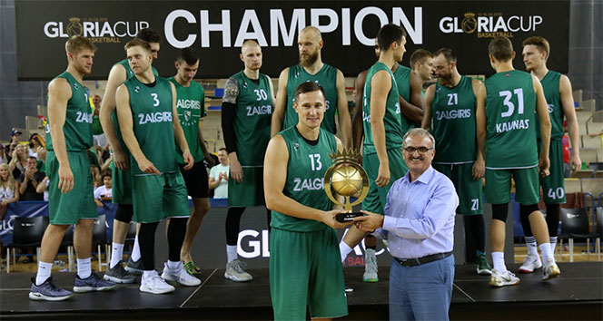 Gloria Cup Basketball Turnuvası’nın şampiyonu Zalgiris Kaunas