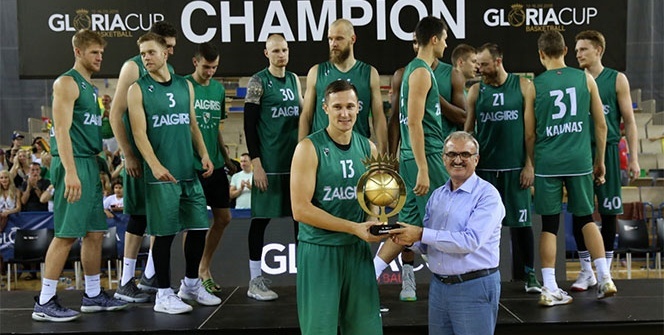 Gloria Cup Basketball Turnuvası’nın şampiyonu Zalgiris Kaunas