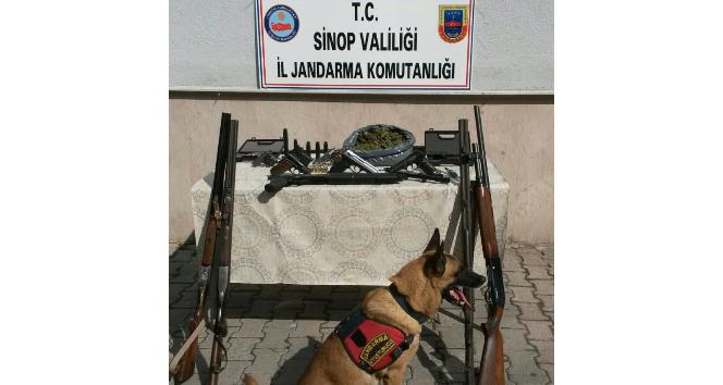 Sinop’ta uyuşturucu ve silah kaçakçılığı operasyonu