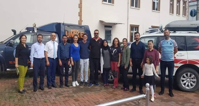 UMKE gönüllüleri Kilis Sahra Hastanesine uğurlandı