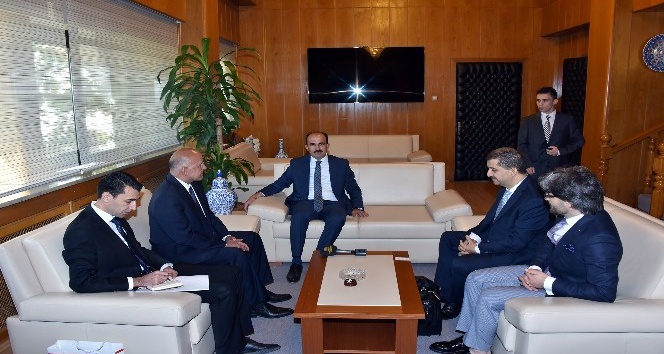 Tacikistan Büyükelçisi Rajabiyon Başkan Altay’ı ziyaret etti