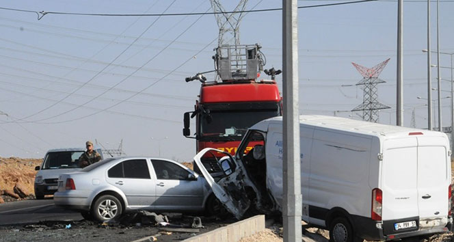 Cizre’de zincirleme trafik kazası: 1 ölü, 8 yaralı