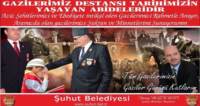 Başkan Bozkurt’tan Gaziler Günü mesajı