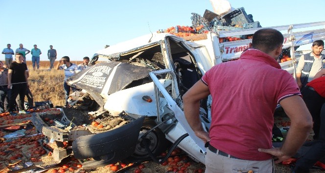 Kamyona çarpan kamyonetin sürücüsü hayatını kaybetti