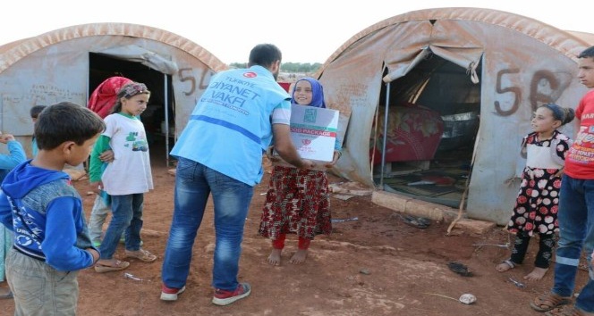 Türkiye Diyanet Vakfından Suriye’ye yardım eli