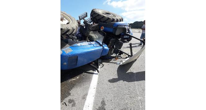 Karasu’da traktör kazası: 1 yaralı