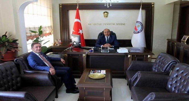 Başkan Şimşek’den Kaymakam Duman’a hayırlı olsun ziyareti