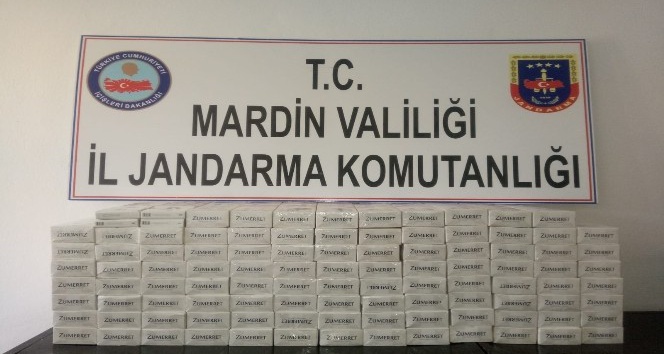 Mardin’de 101 karton kaçak sigara ele geçirildi