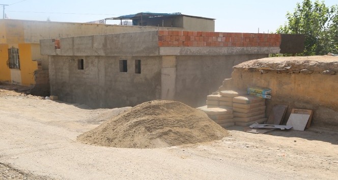 Doru ailesinin ev inşaatı tamamlanmak üzere