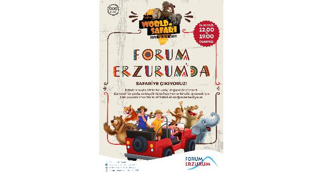 Forum Erzurum tüm çocukları safari heyecanına davet etti