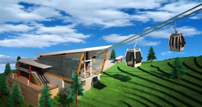 Kartepe’de teleferik için çalışmalar başladı