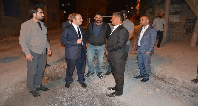 Başkan Vekili Epcim, asfalt çalışmalarını denetledi