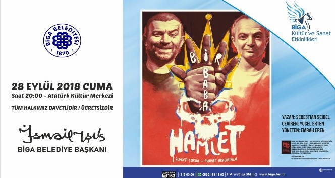 AKM’de yeni sezonun ilk oyunu: ‘Bir Baba Hamlet’