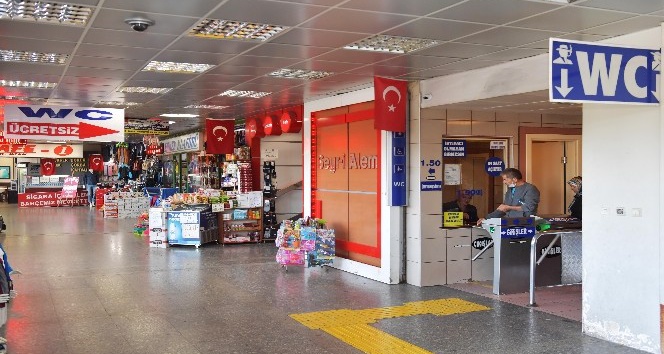 AŞTİ’de ücretsiz tuvaletler hizmette