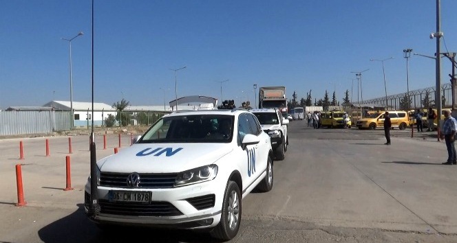 BM yardım konvoyu Suriye’ye geçiş yaptı