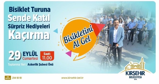 Kırşehir’de bisiklet kullanımı yaygınlaştıracak