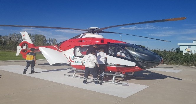 Ambulans Helikopter 5 yaşındaki Havva’nın için geldi