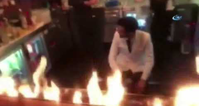 Ünlü et lokantasında alev şov faciayla bitti: 1&#039;i ağır 6 kişi yaralandı