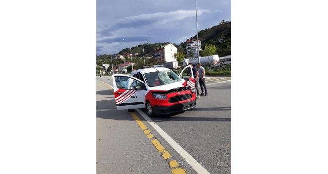 Giresun’da trafik kazası:1 ölü