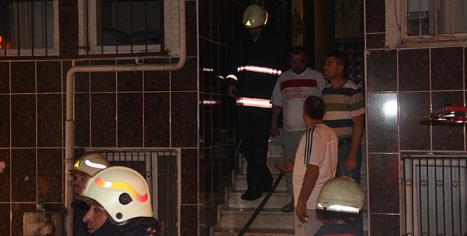 Madde bağımlısı bir kişi evini yakmaya çalıştı