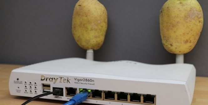 Modeminize patates takın, okuduklarınıza inanamayacaksınız!