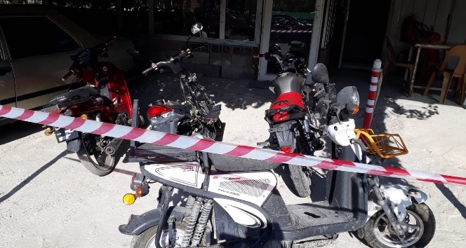 Denizli polisi motosiklet hırsızını yakaladı