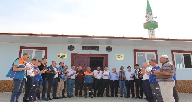 Şehit Çelik’in ismi verilen camii açıldı