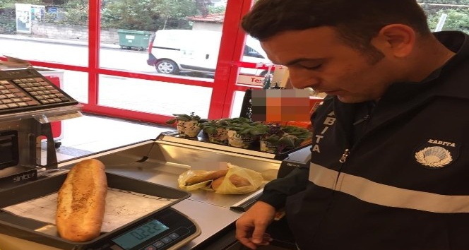 Yalova’da zabıtadan gramaj ve etiket kontrolü