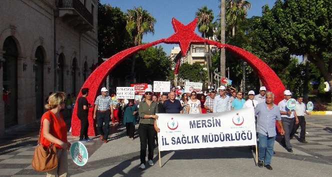 Mersin’de 7’de 70’e herkes yürüdü