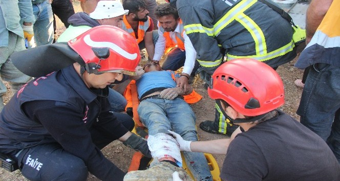 Kuzey Marmara Otoyolu inşaatında göçük: 2 yaralı