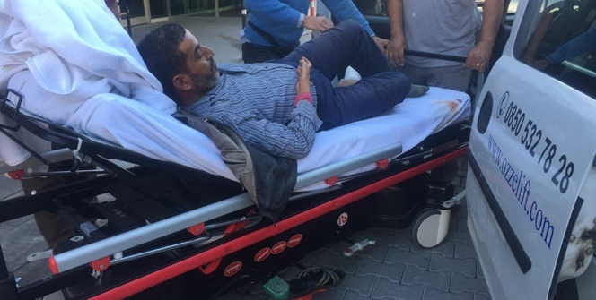 Çim biçerken ayak parmaklarını kesti