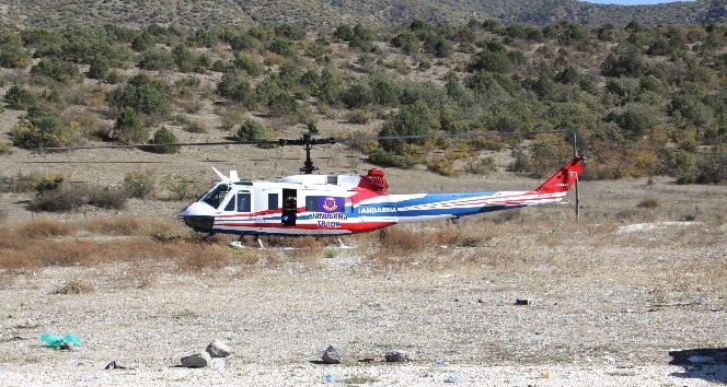 Çankırı’da helikopter destekli trafik uygulaması